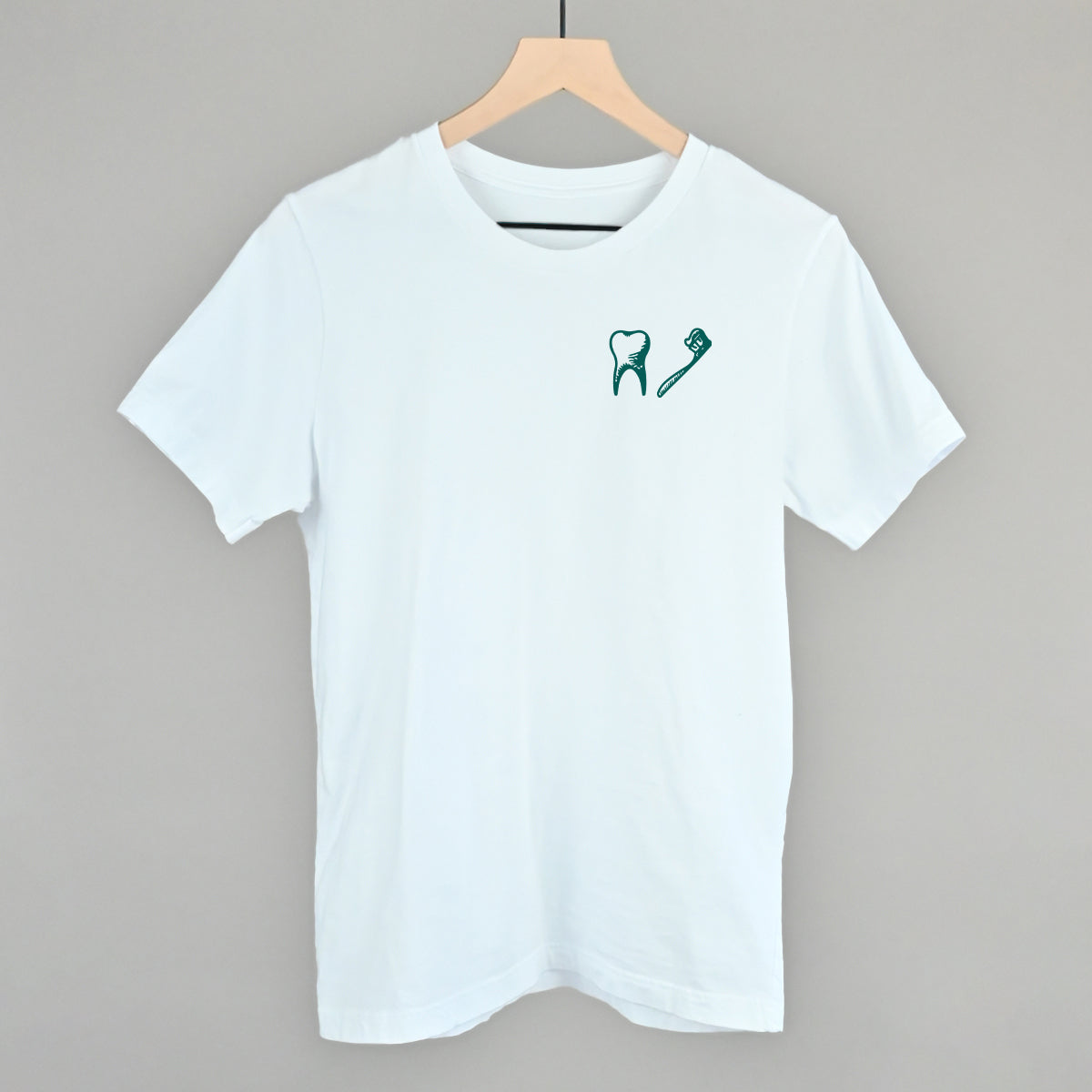 Tooth + Toothbrush (Left Chest) Ivy + Cloth