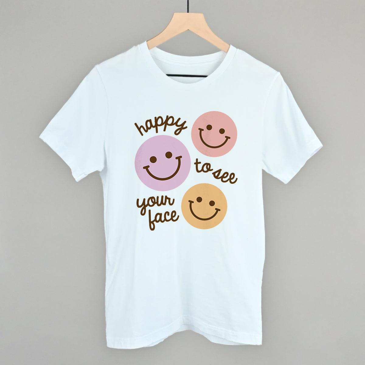 Happy To See Your Face (Smiley Faces + Script) Ivy + Cloth