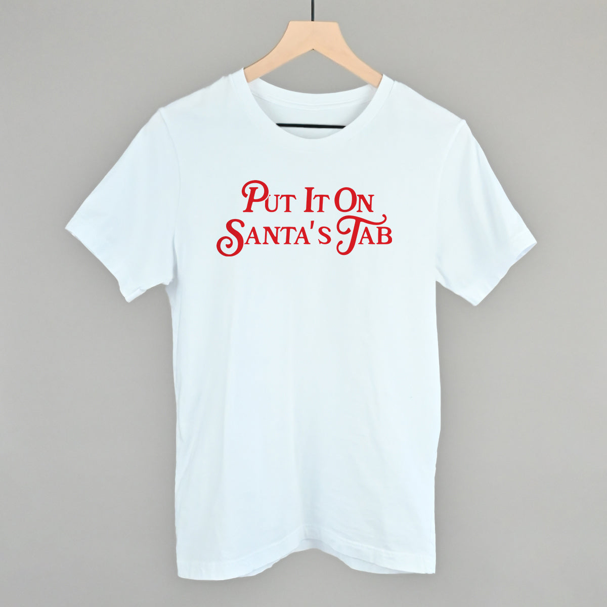 Put It On Santa's Tab (Red) Ivy + Cloth