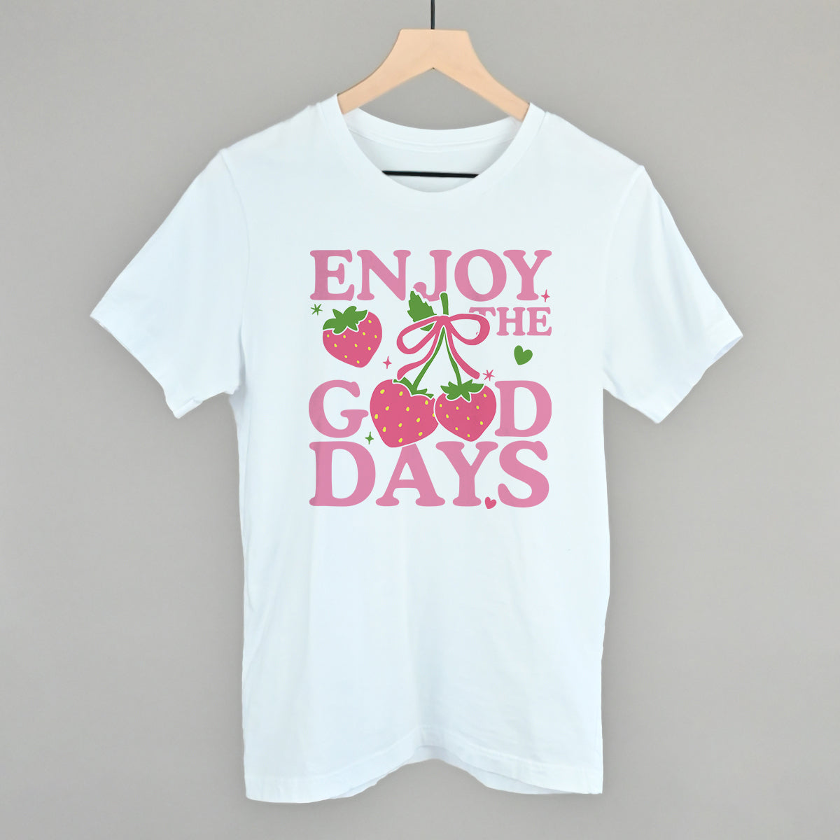 Enjoy The Good Days Strawberries Ivy + Cloth