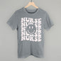 Retro Nurse Smiley (Repeated) Ivy + Cloth