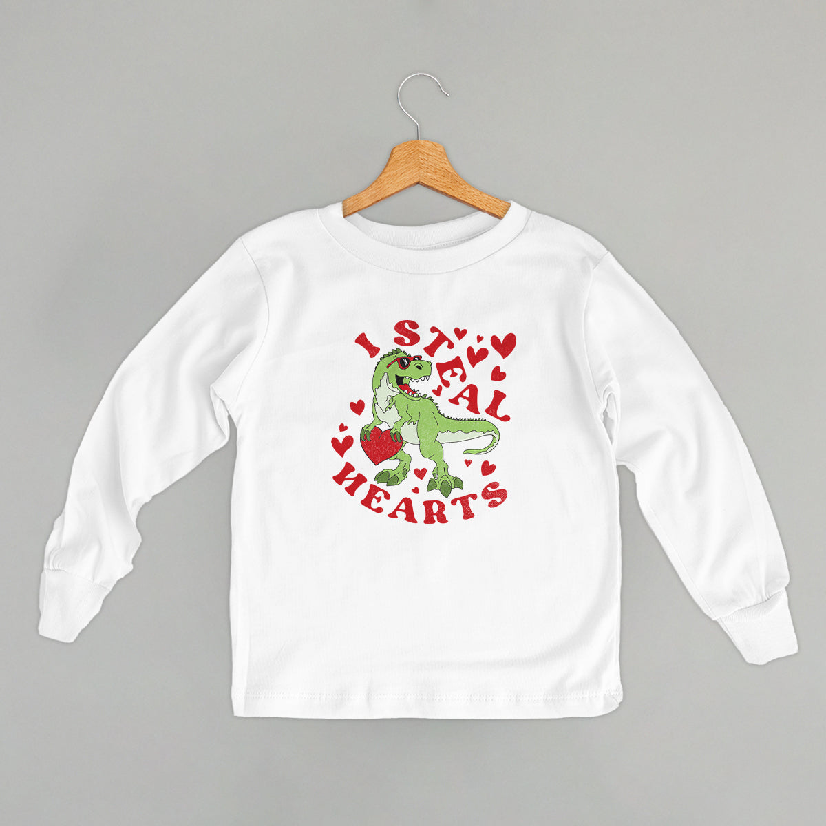 I Steal Hearts Dino (Kids) Ivy + Cloth