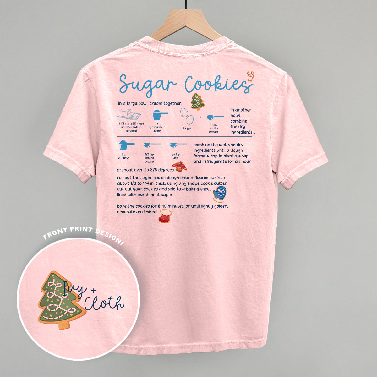 Sugar Cookie Recipe (Back Print) Ivy + Cloth