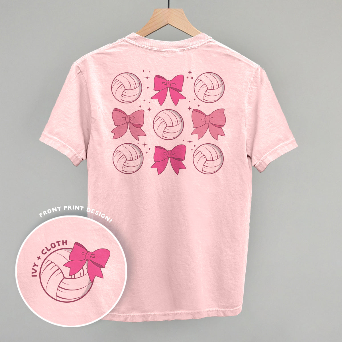 Volleyballs and Bows (Back Print) Ivy + Cloth