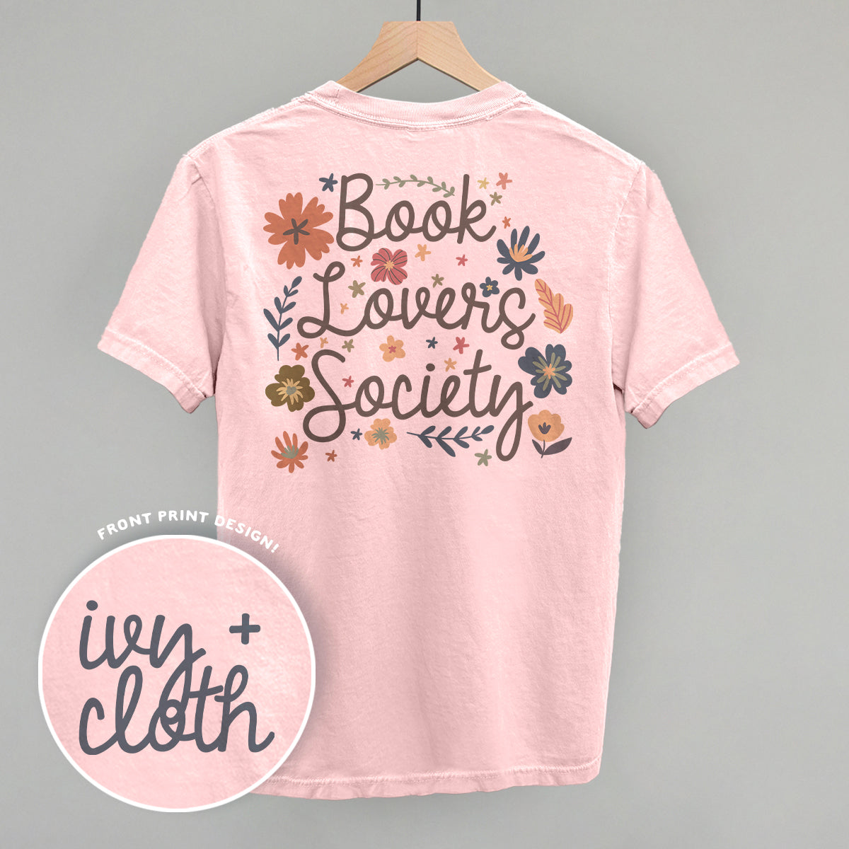 Book Lovers Society (Back Print) Ivy + Cloth