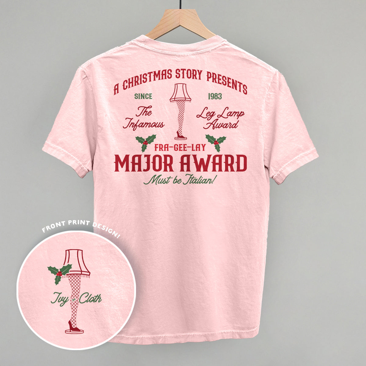 Major Award Leg Lamp (Back Print) Ivy + Cloth