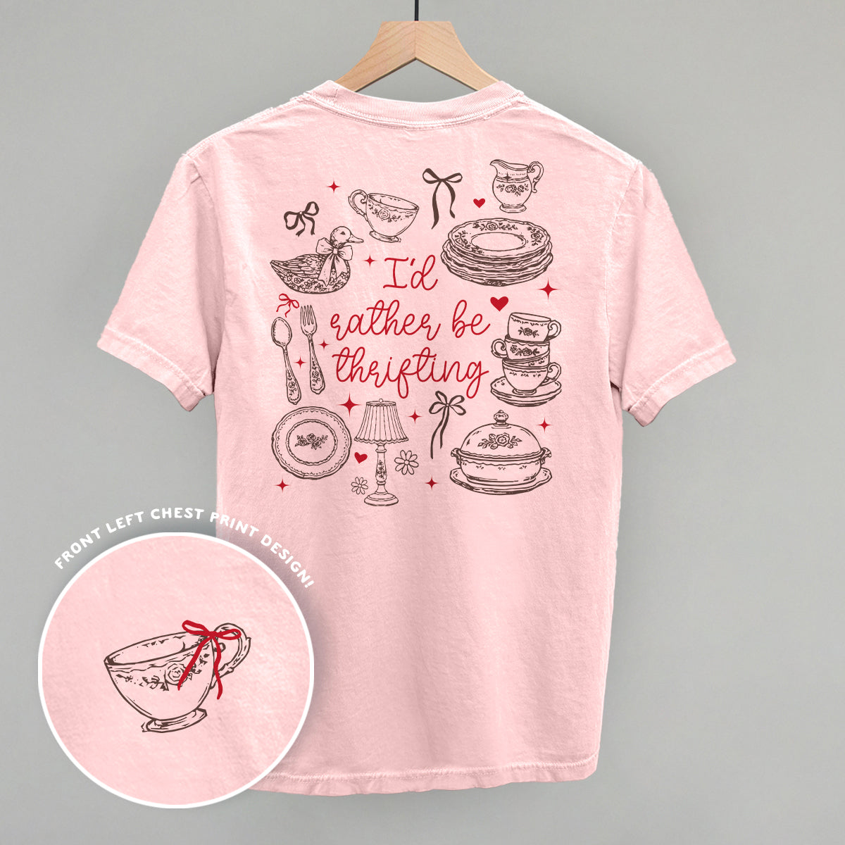 I'd Rather Be Thrifting Doodles (Back Print) Ivy + Cloth