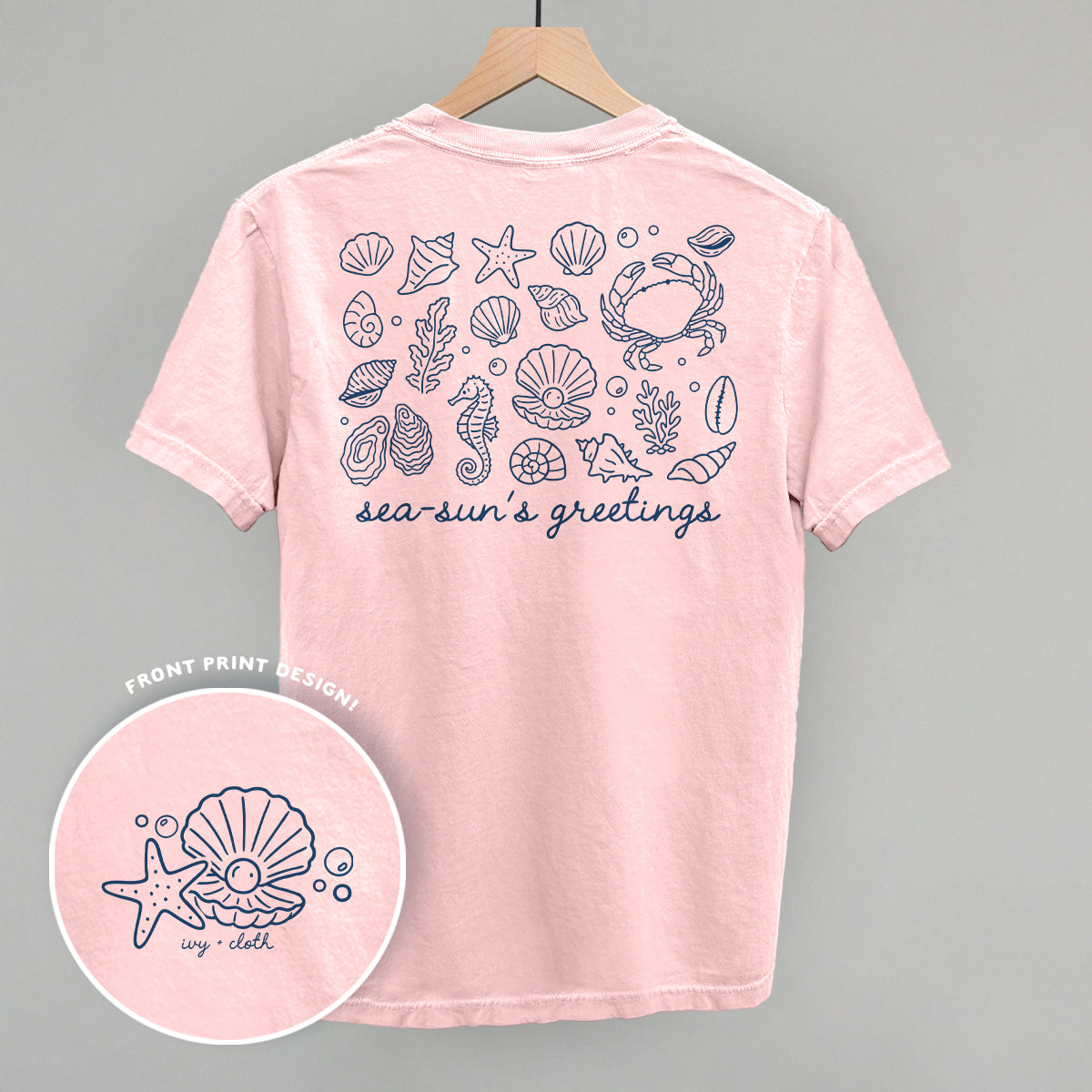 Sea-Sun's Greetings (Back Print) Ivy + Cloth