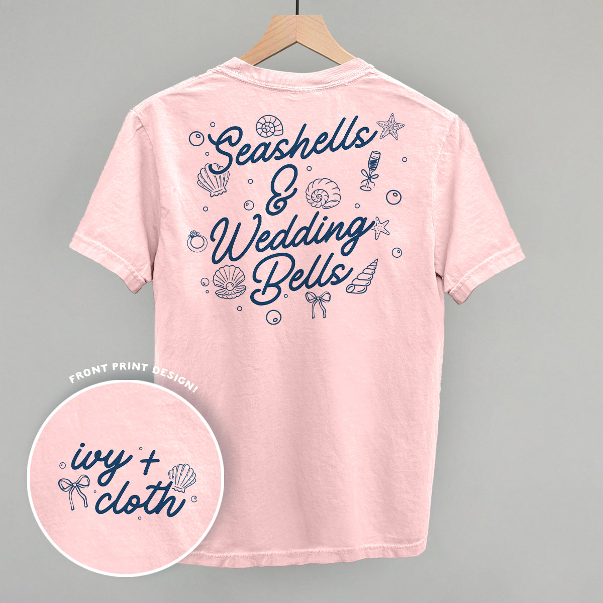 Seashells & Wedding Bells (Back Print) Ivy + Cloth