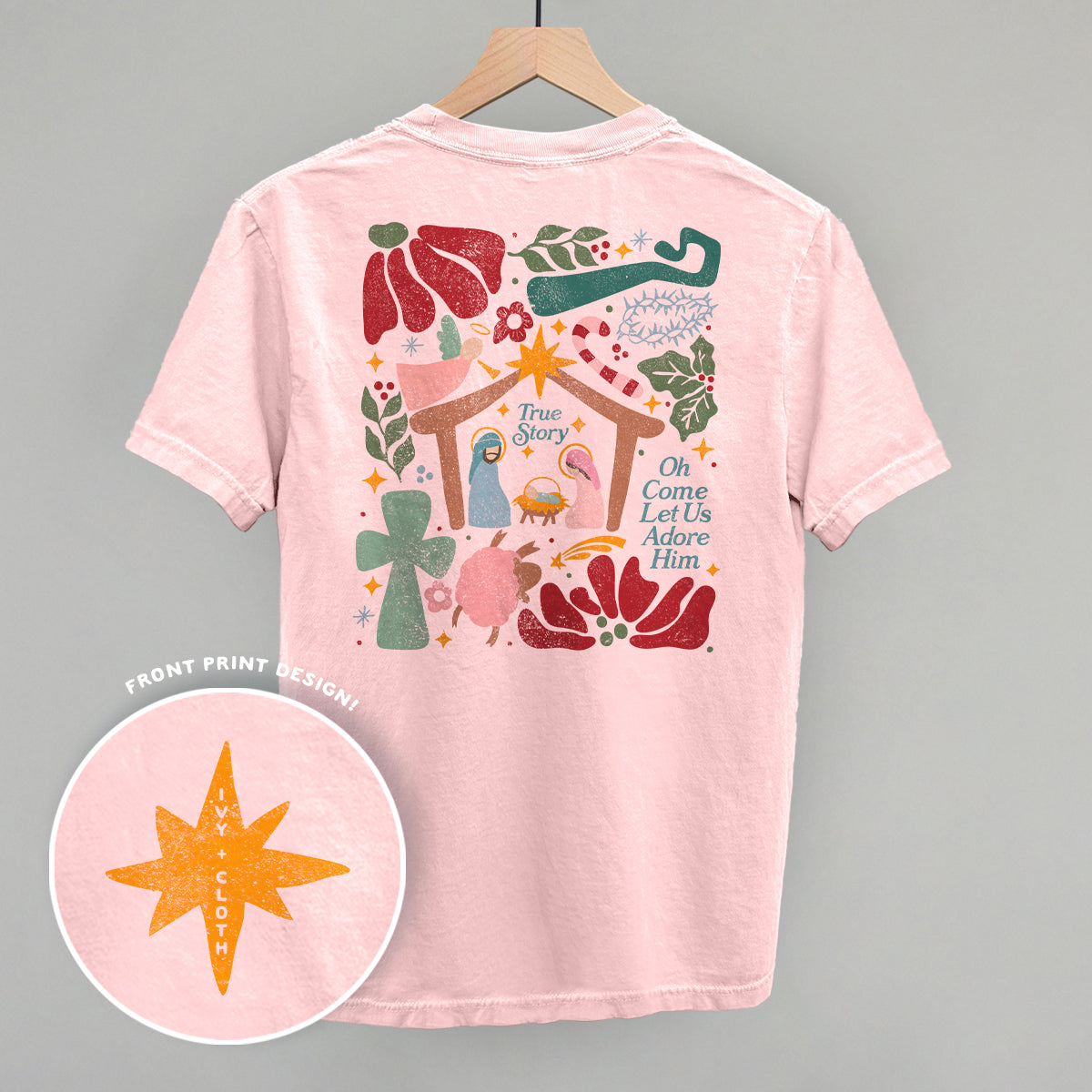 Nativity Doodle (Back Print) Ivy + Cloth