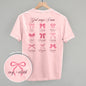 God Says I Am (Pink Bows) (Back Print) Ivy + Cloth