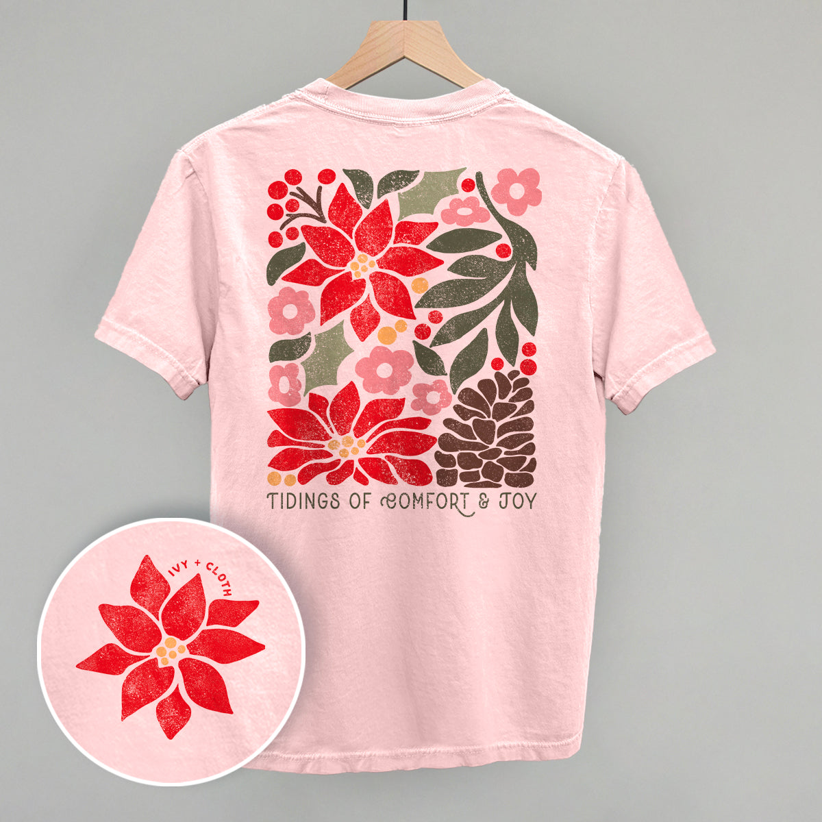 Tidings Of Comfort & Joy (Back Print) Ivy + Cloth