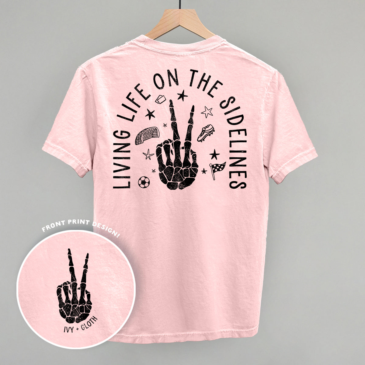 Living Life On The Sidelines Soccer (Back Print) Ivy + Cloth