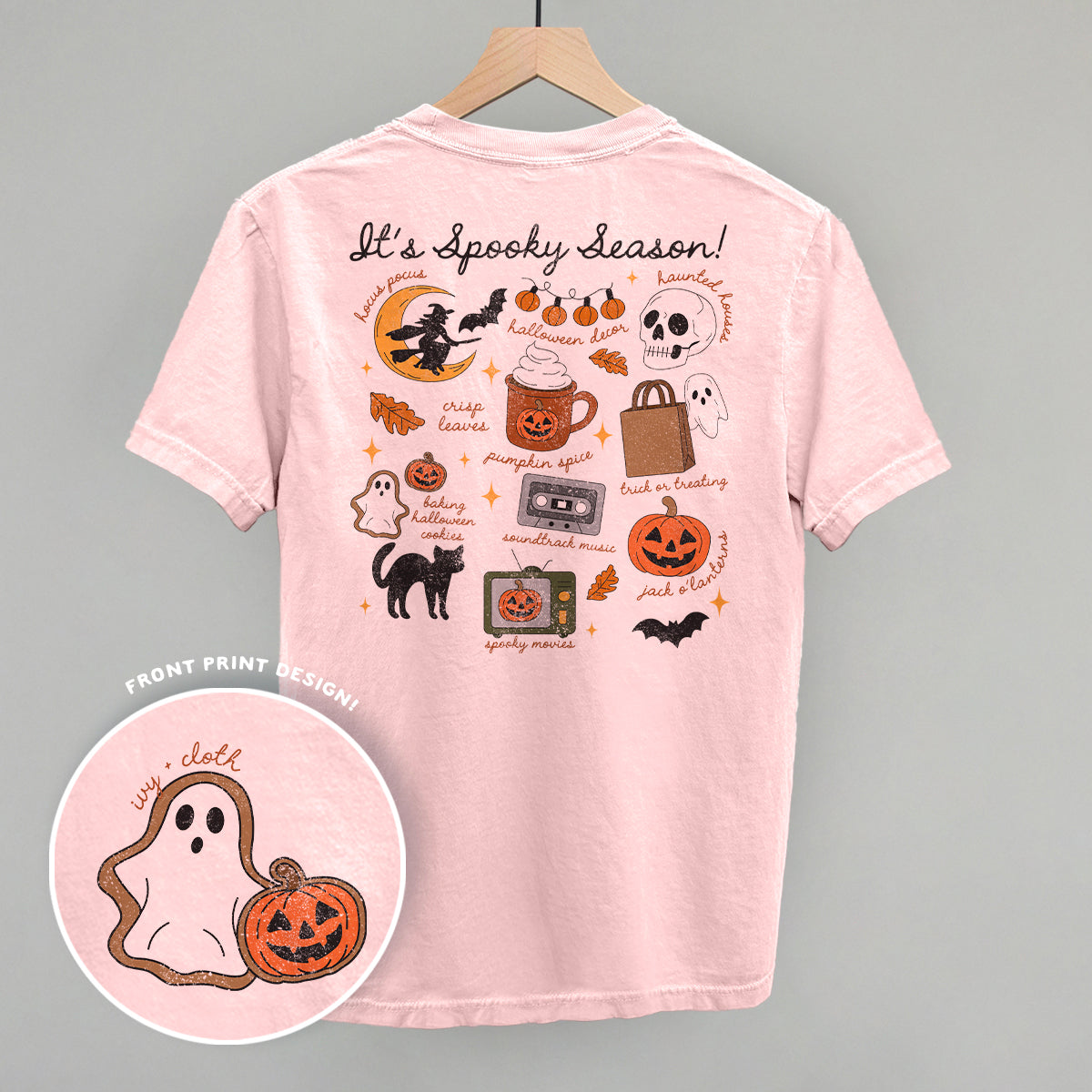 It's Spooky Season Doodles (Back Print) Ivy + Cloth