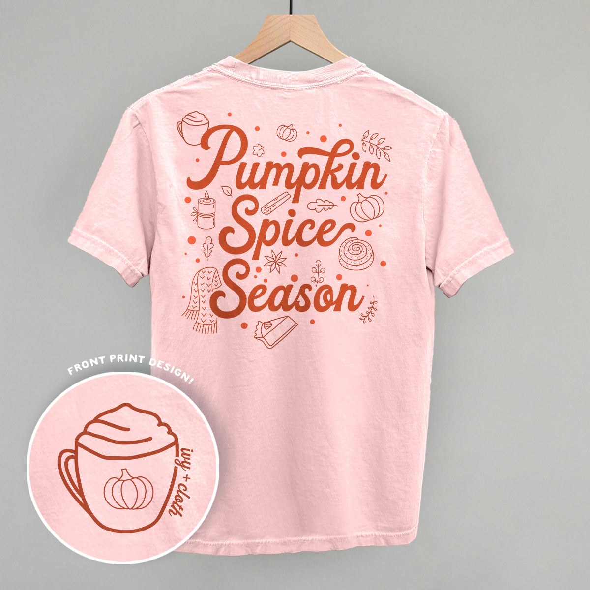 Pumpkin Spice Season Doodles (Back Print) Ivy + Cloth