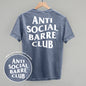 Anti Social Barre Club (White) (Back Print) Ivy + Cloth