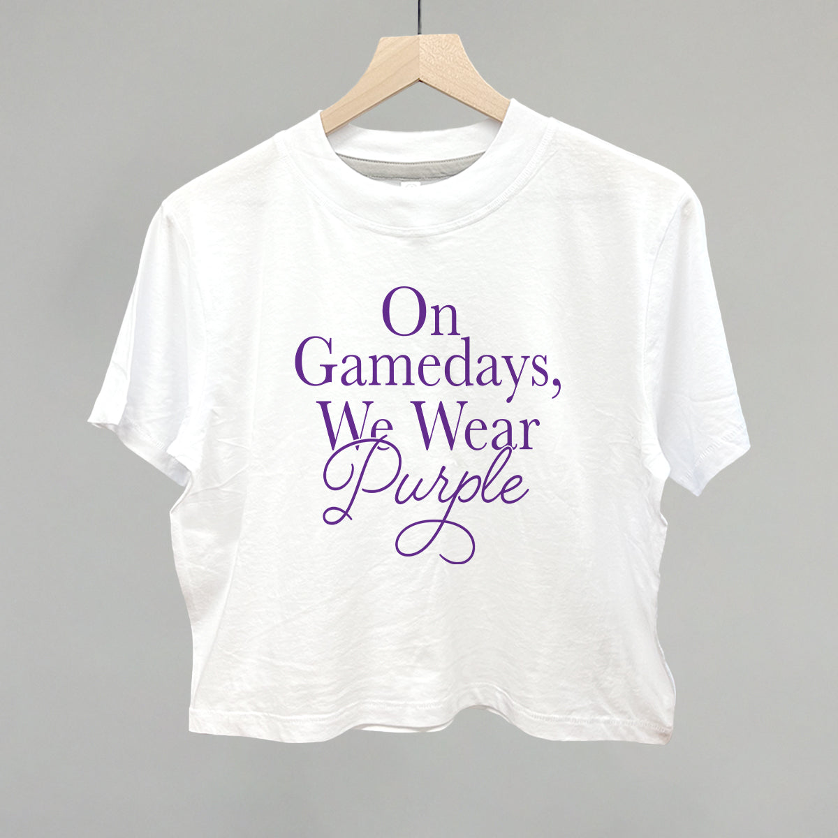 On Gamedays, We Wear Purple Ivy + Cloth