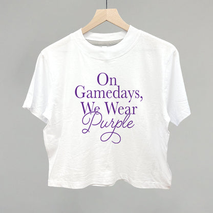 On Gamedays, We Wear Purple Ivy + Cloth