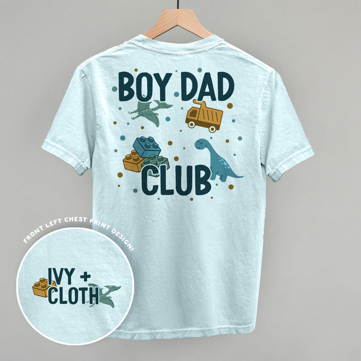 Boy Dad Club Doodles (Back Print) Ivy + Cloth