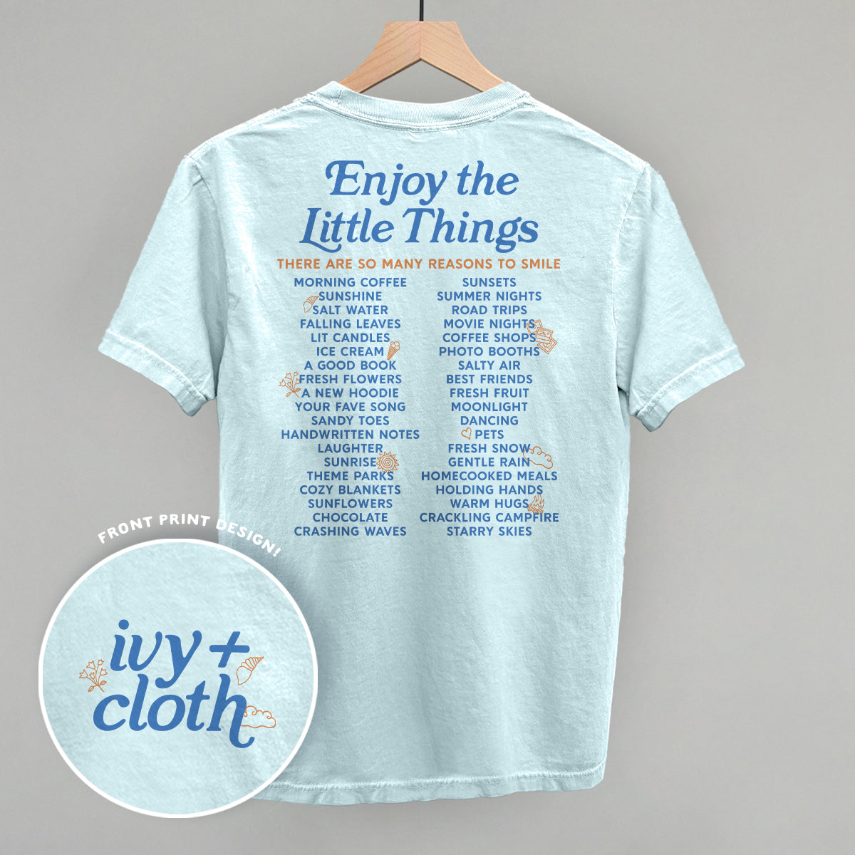 Enjoy The Little Things List (Back Print) Ivy + Cloth