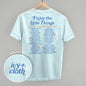 Enjoy The Little Things List (Back Print) Ivy + Cloth