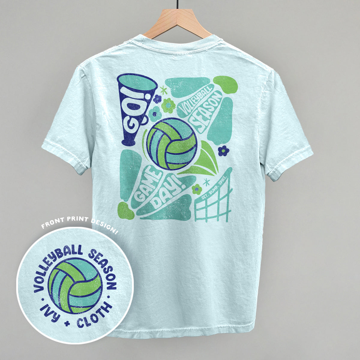 Volleyball Season Doodles (Back Print) Ivy + Cloth