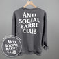 Anti Social Barre Club (White) (Back Print) Ivy + Cloth