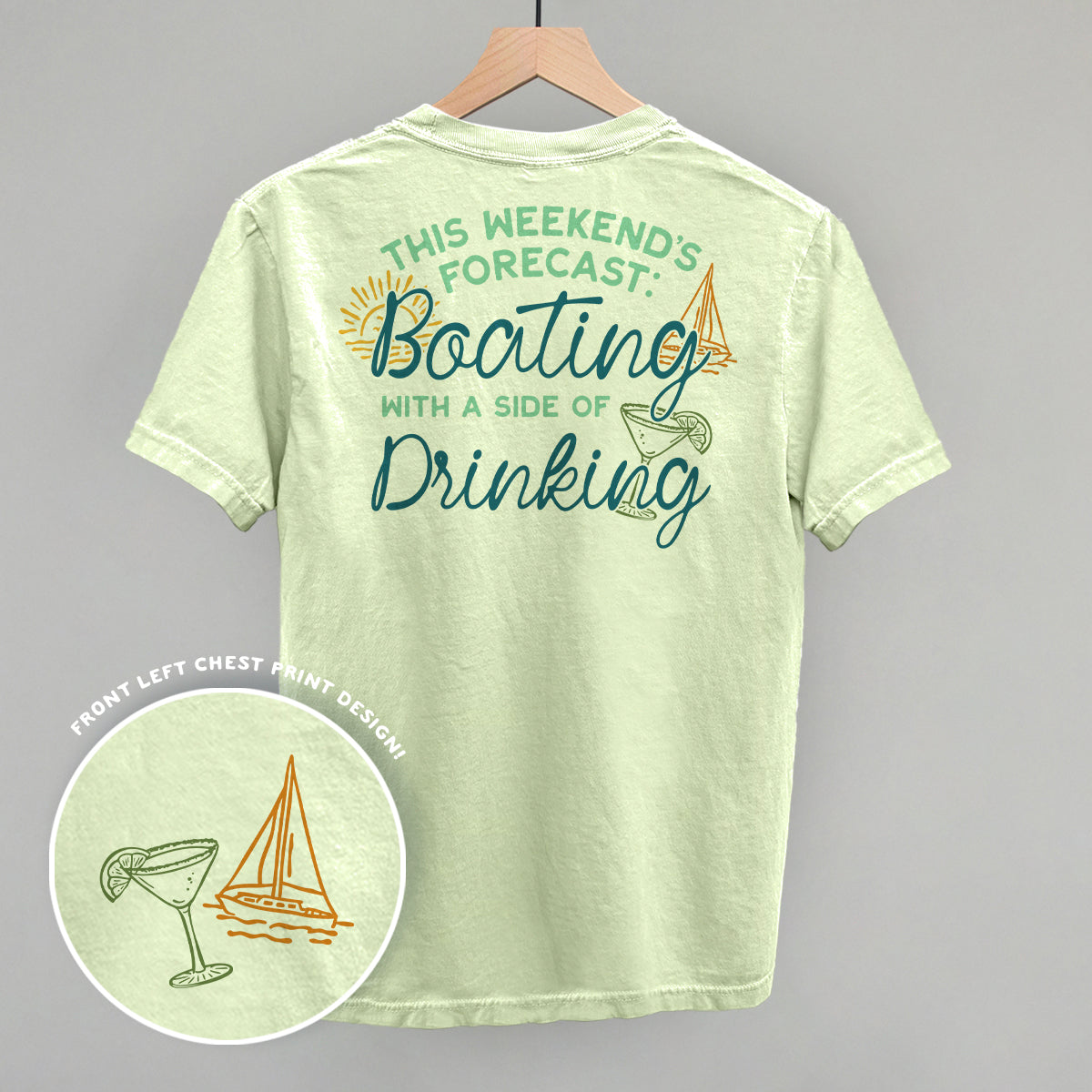 Weekend Forecast- Boating and Drinking (Back Print) Ivy + Cloth