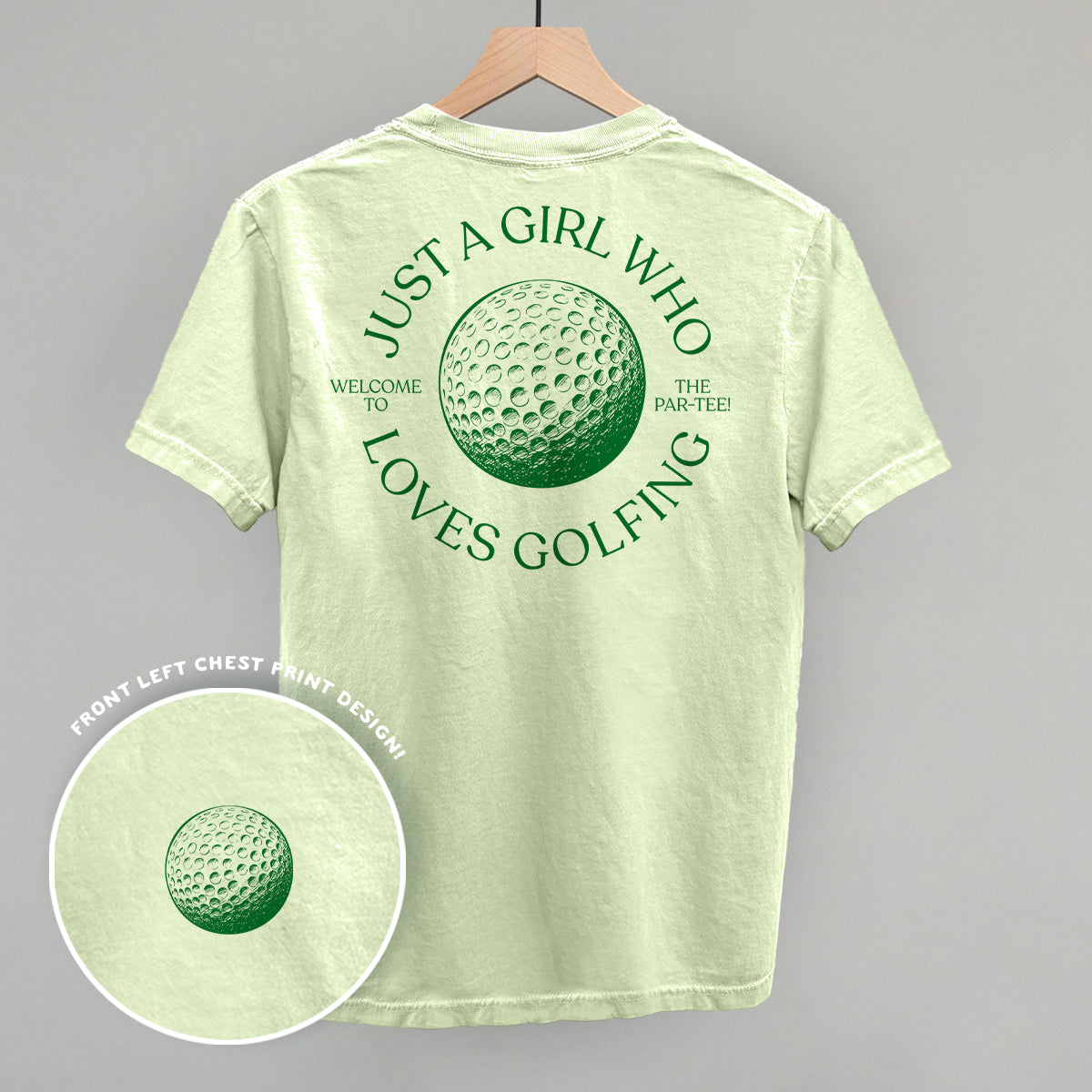 Just A Girl Who Loves Golfing (Back Print) Ivy + Cloth