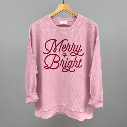 Merry And Bright (Monoline Script) Ivy + Cloth