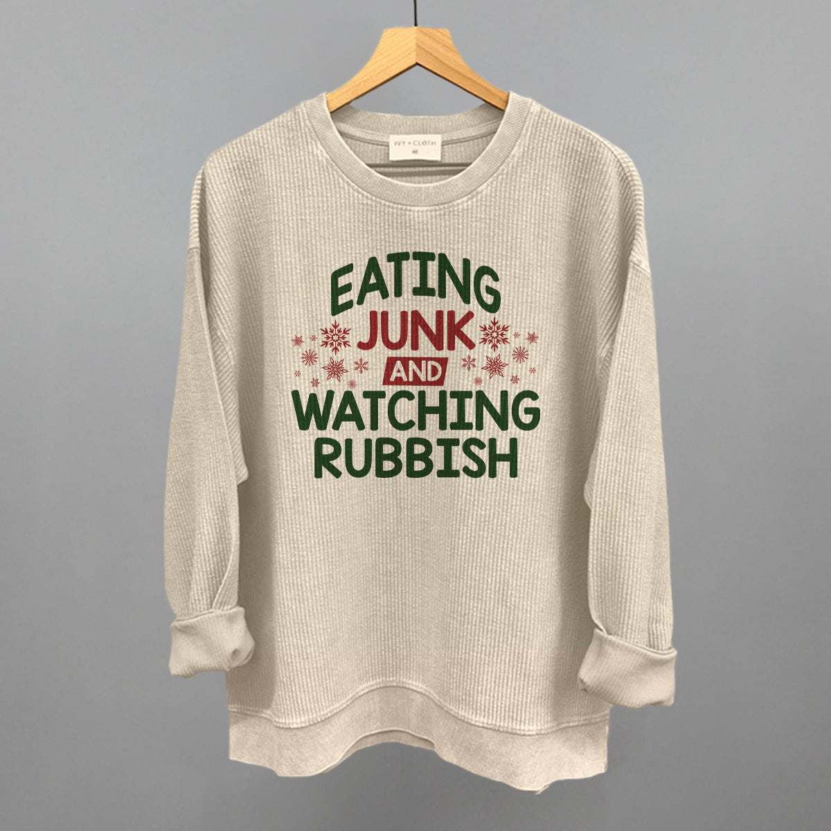 Eating Junk And Watching Rubbish Ivy + Cloth