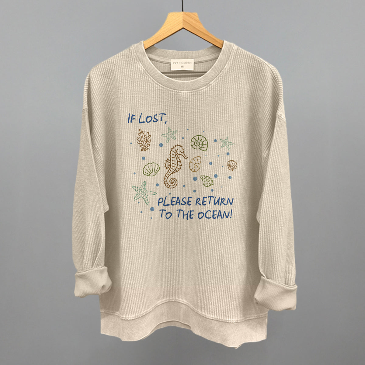 If Lost, Please Return To The Ocean Ivy + Cloth
