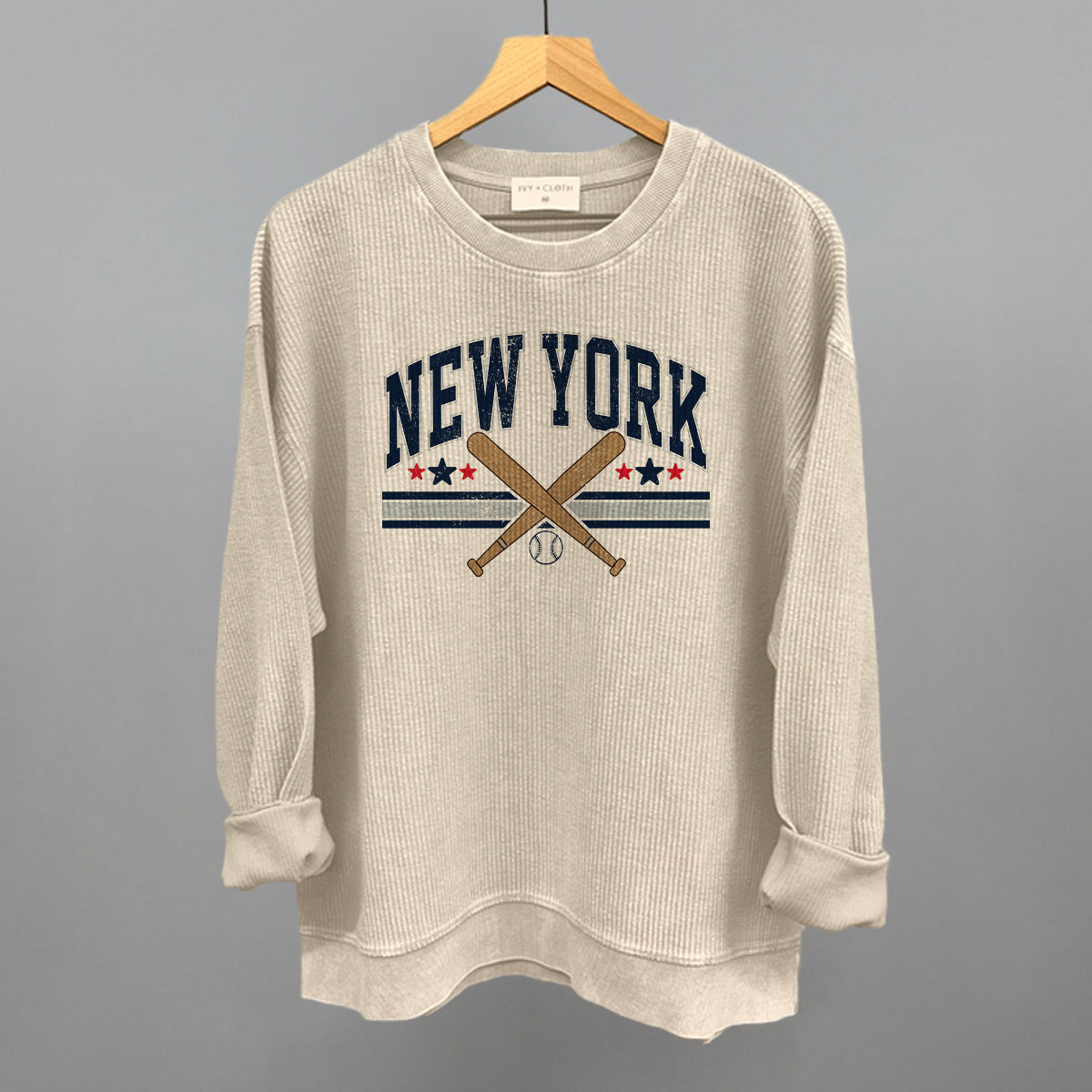 New York Baseball (Navy) Ivy + Cloth