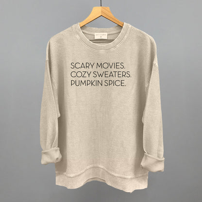Scary Movies, Cozy Sweaters, Pumpkin Spice Ivy + Cloth