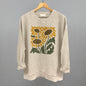 Abstract Sunflowers Ivy + Cloth