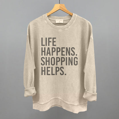 Life Happens. Shopping Helps. Ivy + Cloth