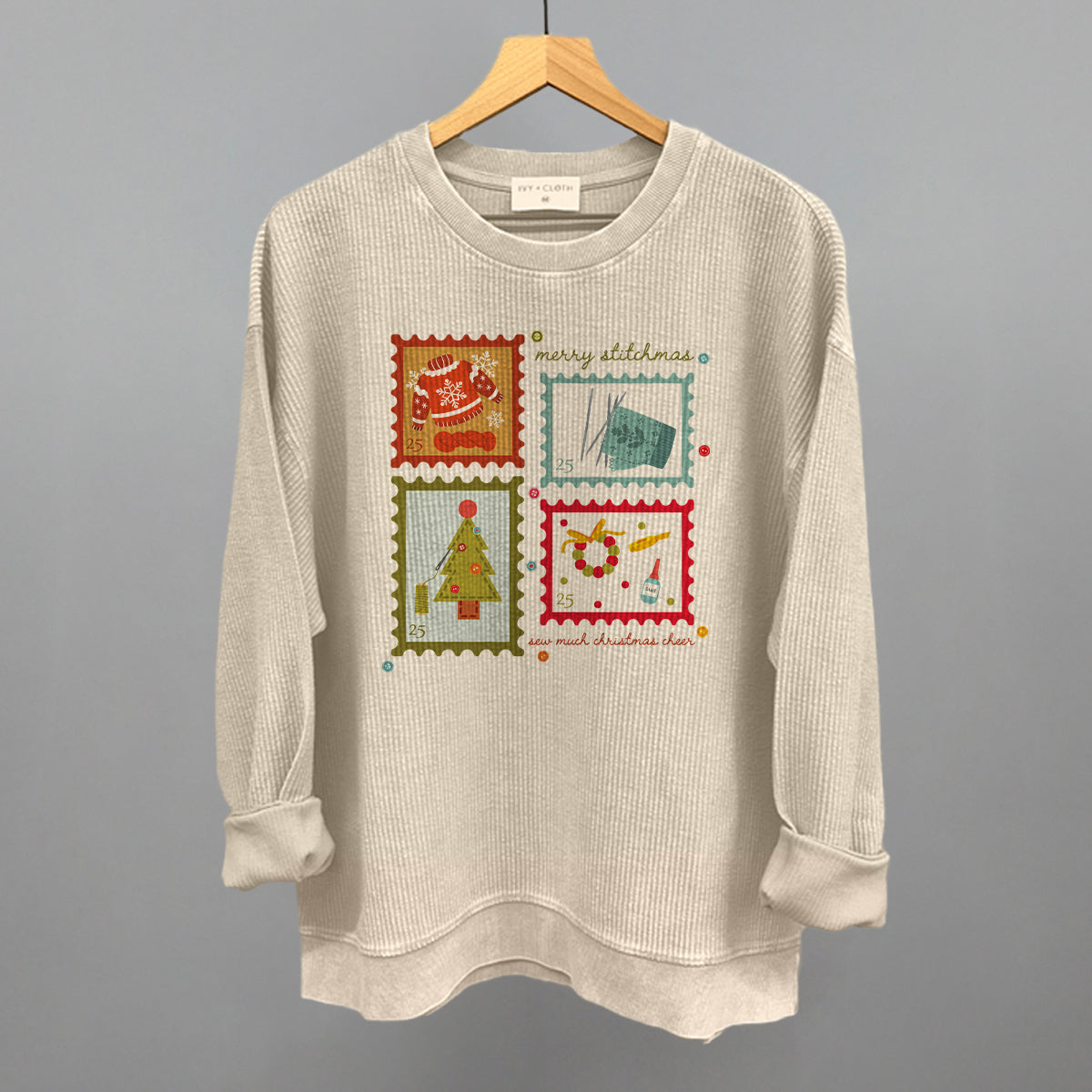 Merry Stitchmas Stamps Ivy + Cloth