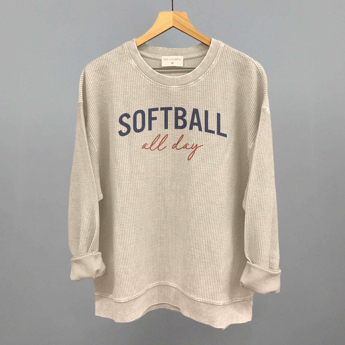 Softball All Day (Script) Ivy + Cloth