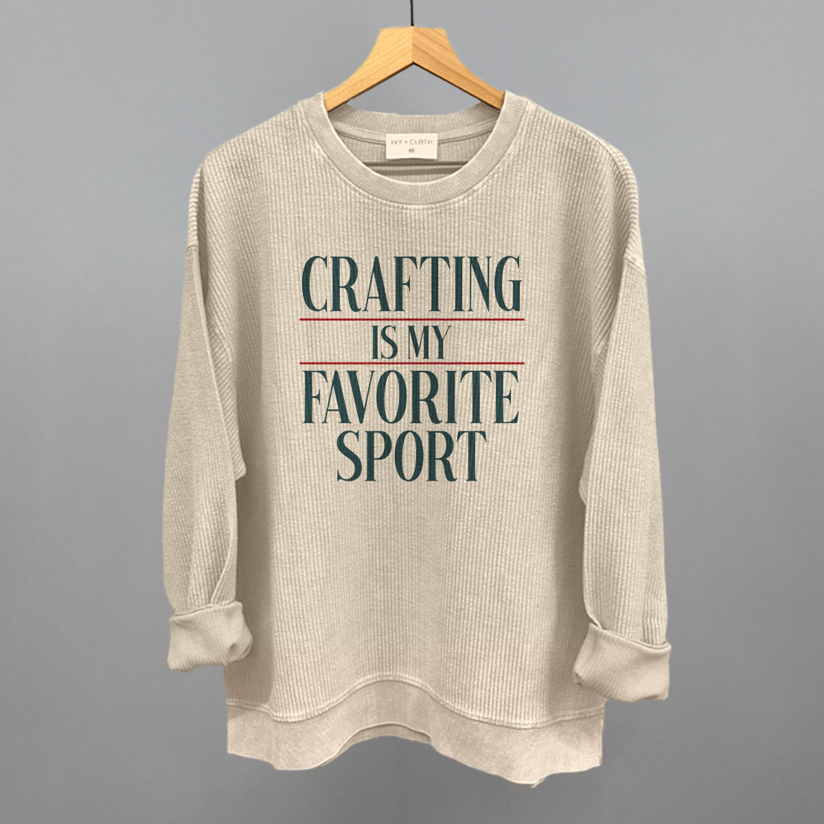 Crafting Is My Favorite Sport Ivy + Cloth