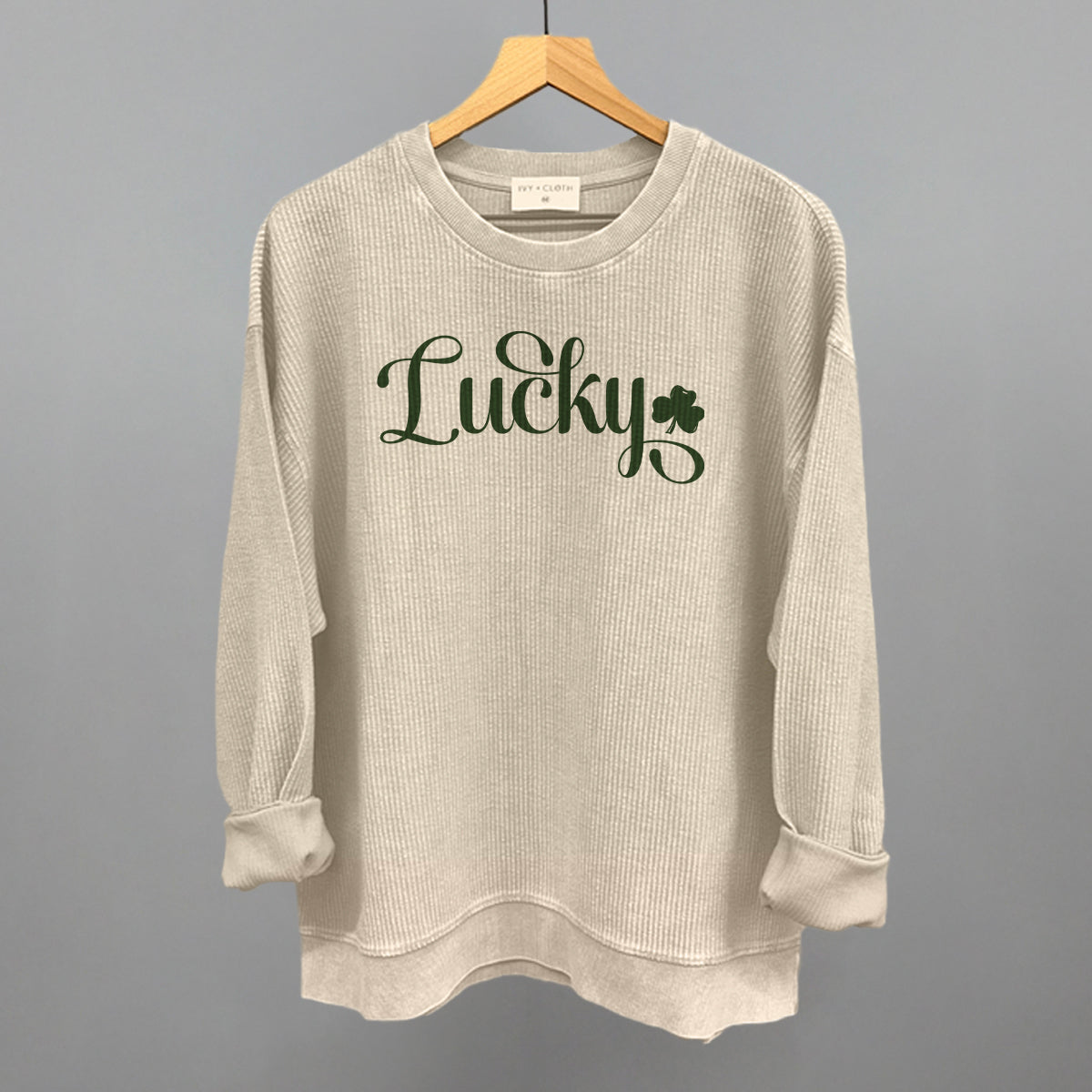 Lucky Script + Clover Ivy + Cloth