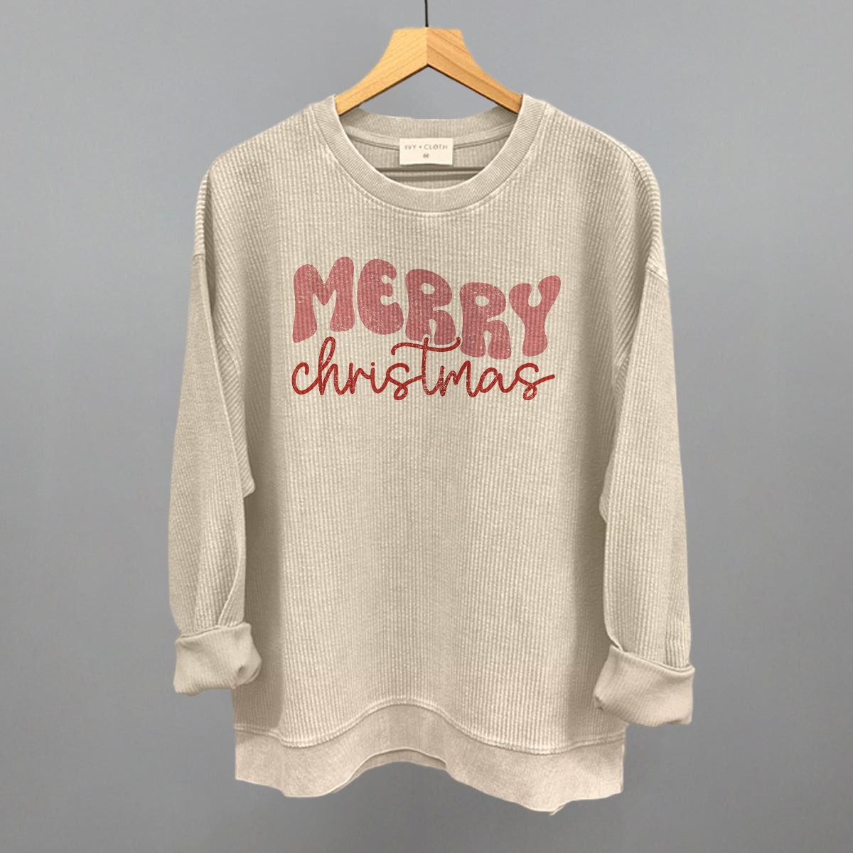 Merry Christmas (Groovy Script) Ivy + Cloth