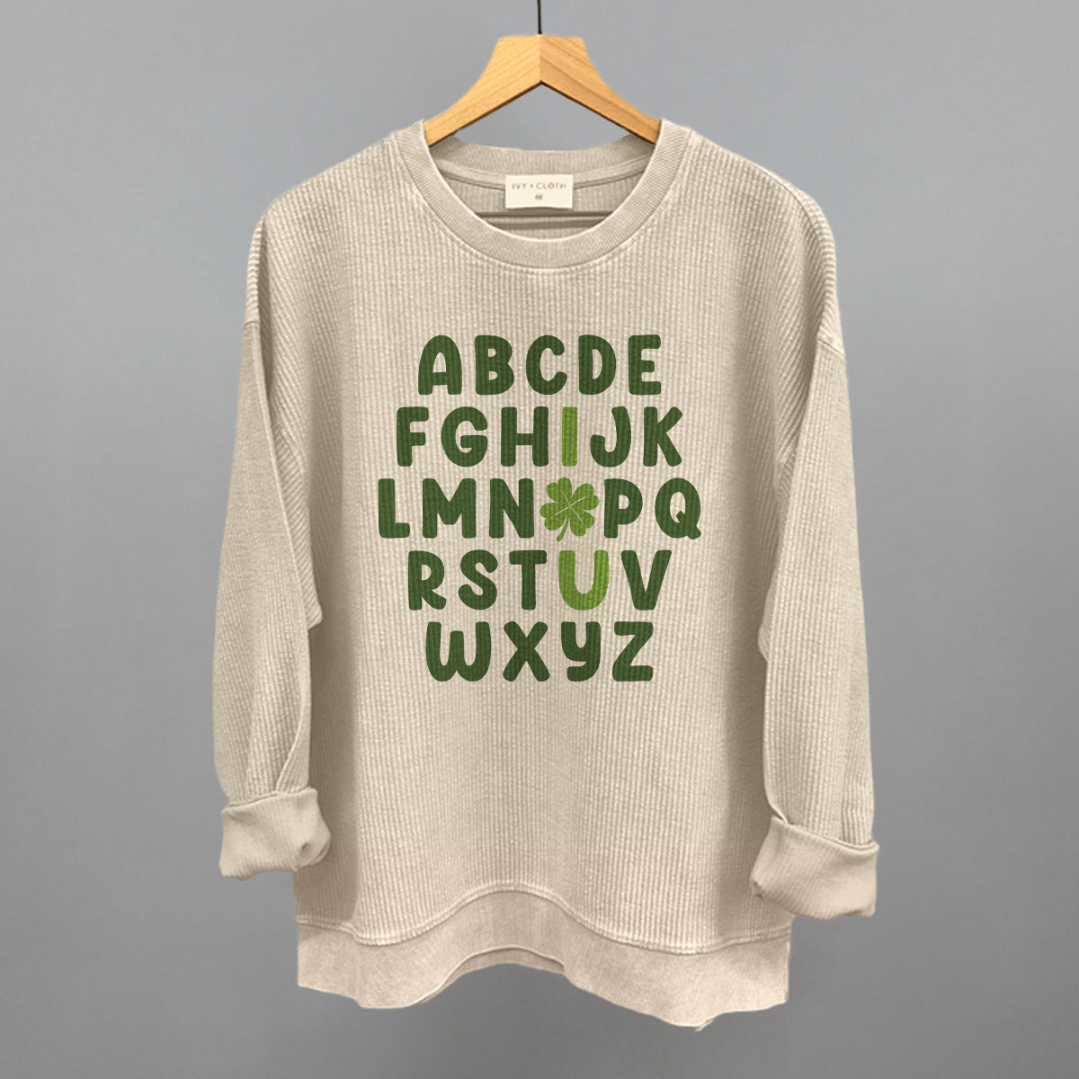 I Love You Clover Alphabet Ivy + Cloth