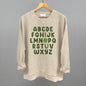 I Love You Clover Alphabet Ivy + Cloth