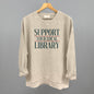 Support Your Local Library Serif