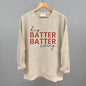 Hey Batter Batter Swing (Red + Navy) Ivy + Cloth