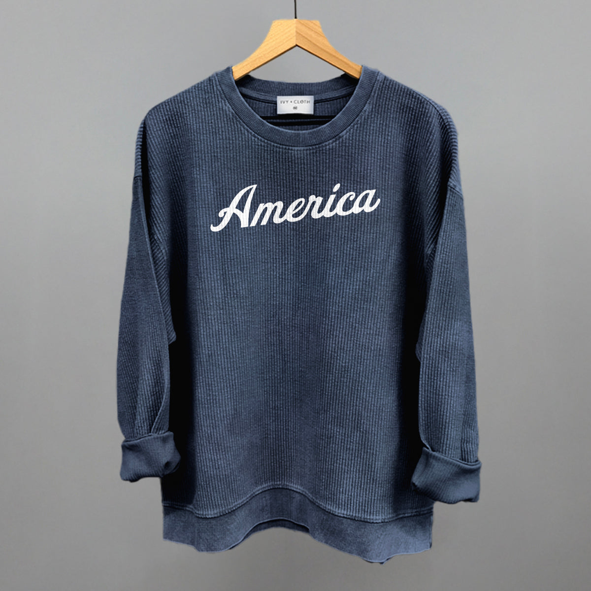 Vintage America (White Ink) Ivy + Cloth