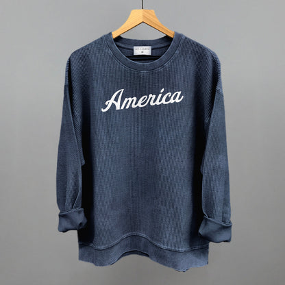 Vintage America (White Ink) Ivy + Cloth