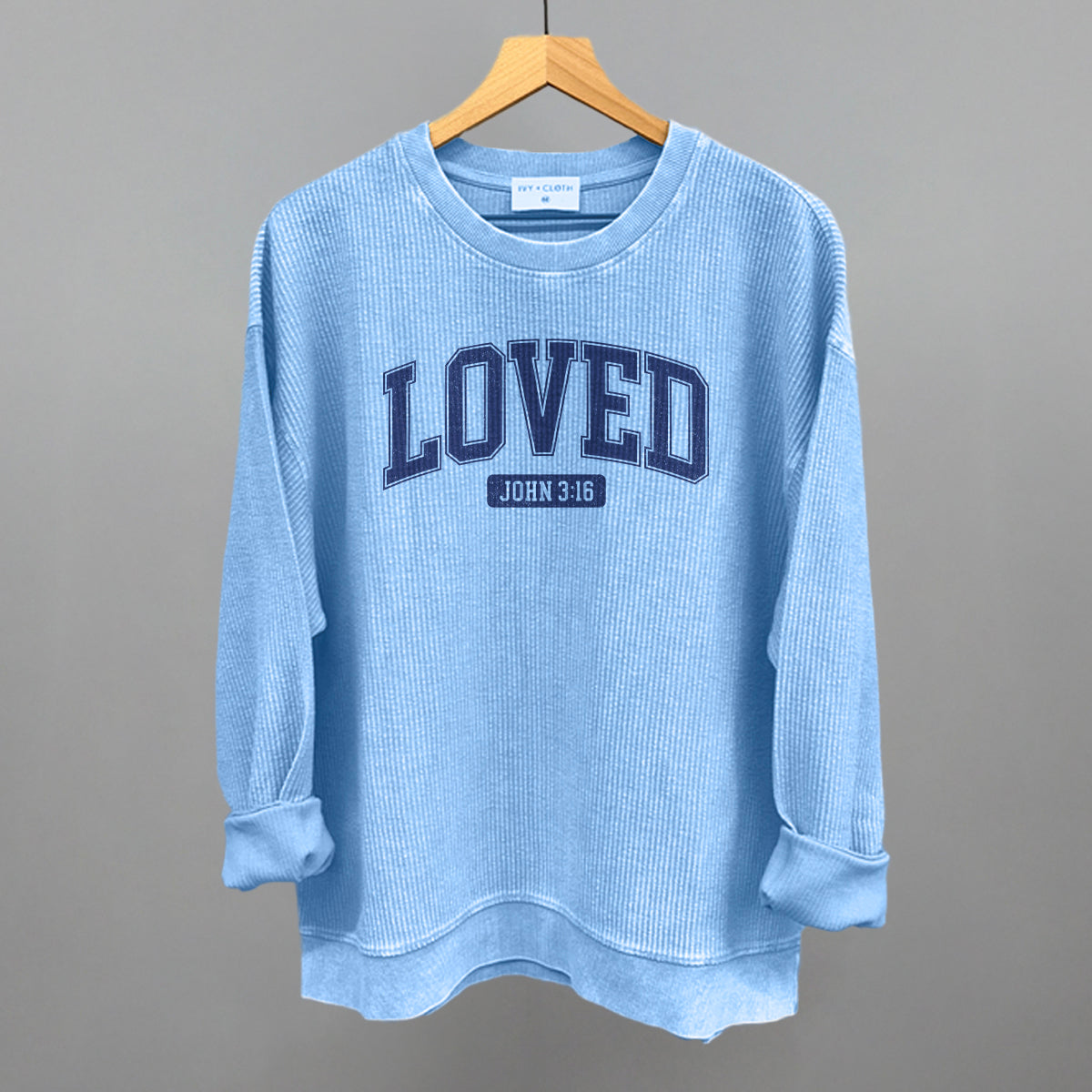 Loved John 3:16 (Navy) Ivy + Cloth