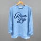 River Life (Distressed Script) Ivy + Cloth