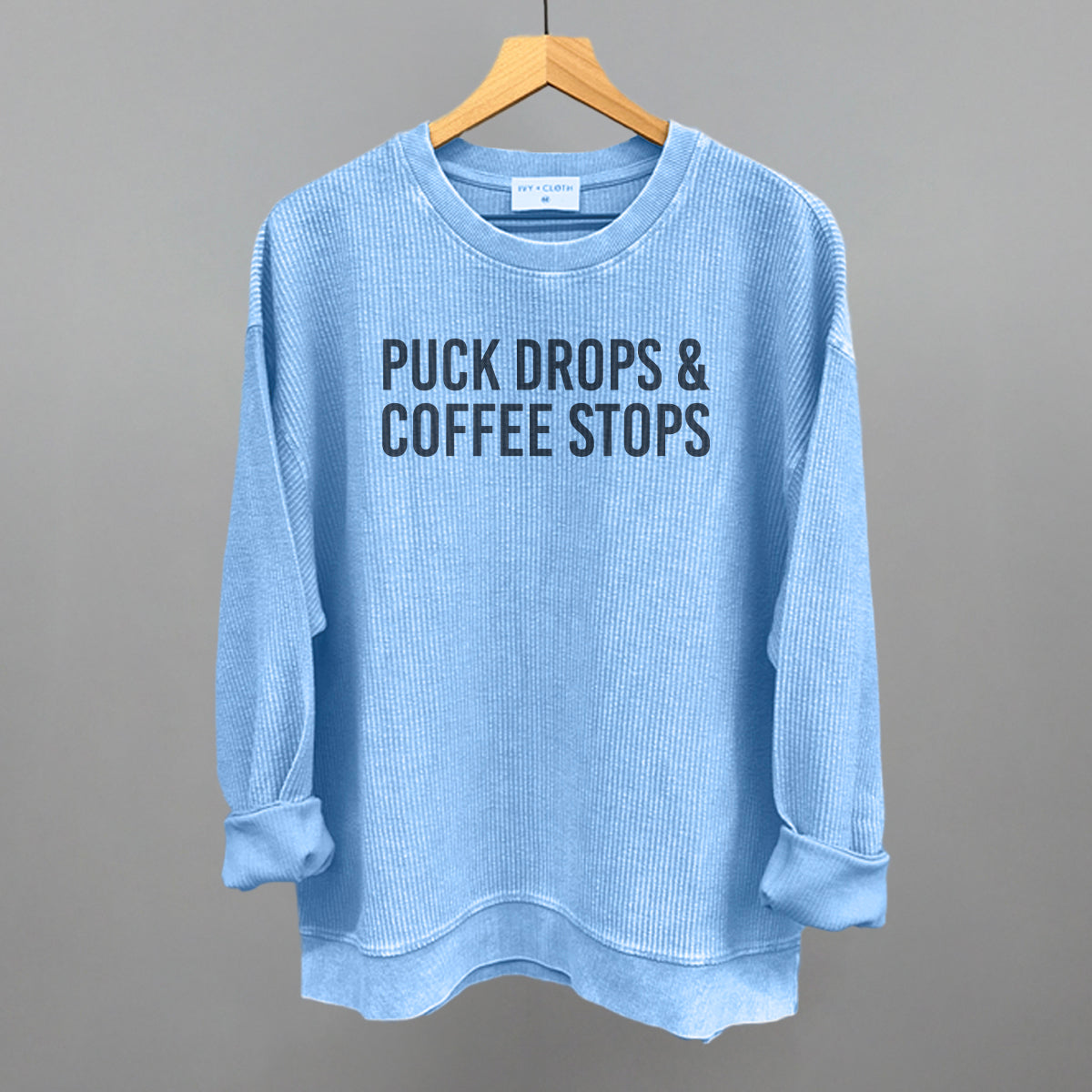 Puck Drops & Coffee Stops Ivy + Cloth